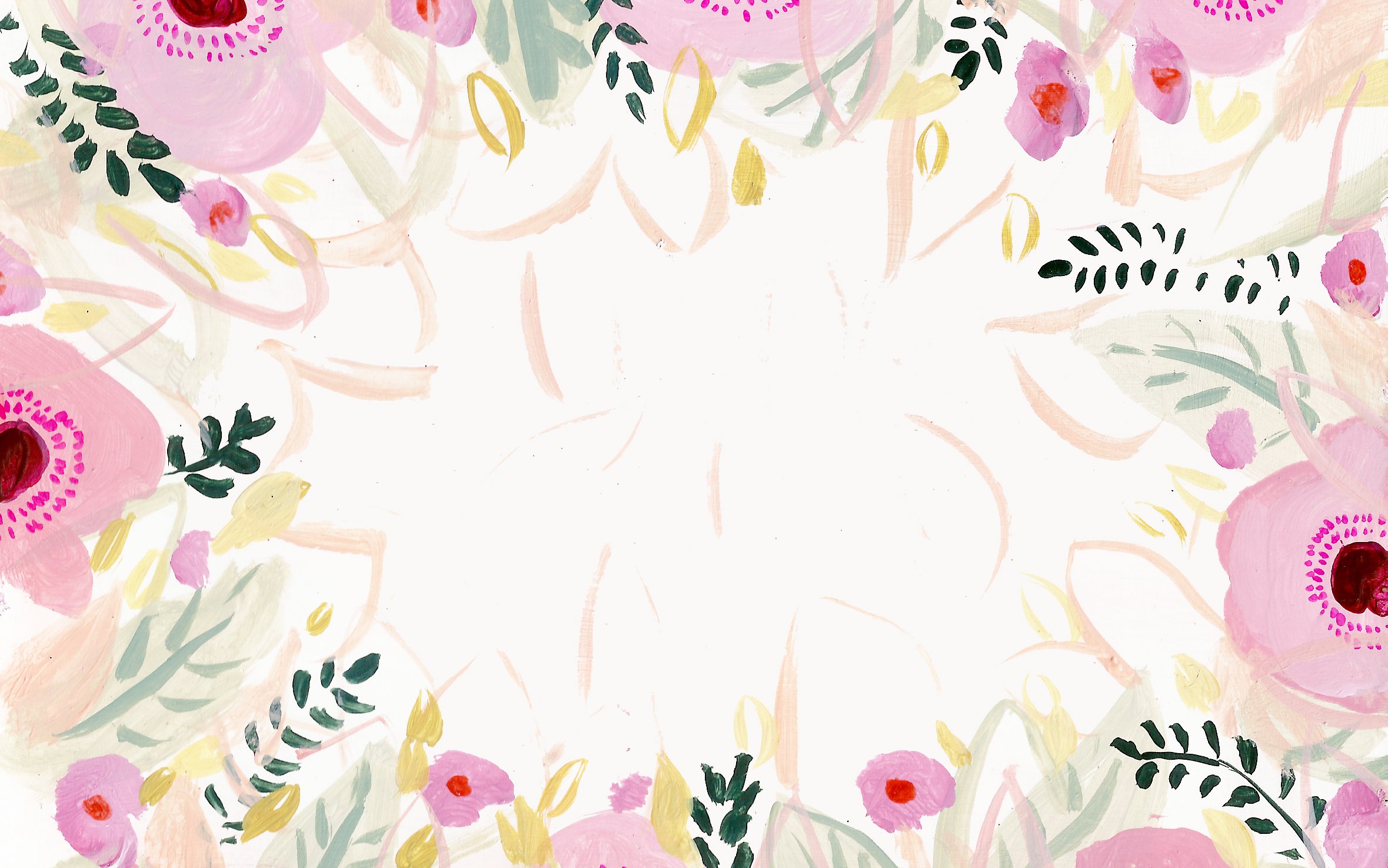 Pink Flower Desktop Background by KT smail