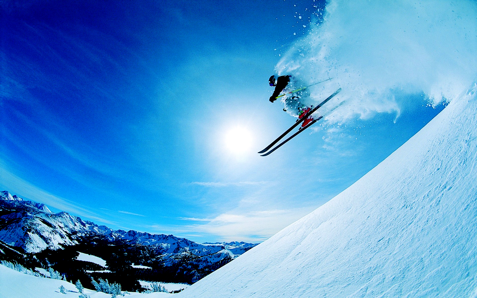 Skiing Winter Sports HD Wallpaper Desktop
