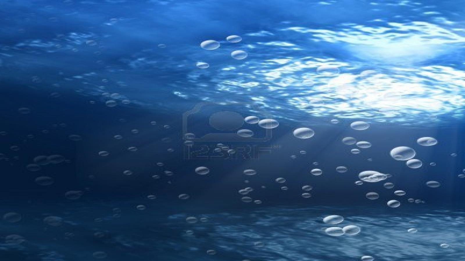 Underwater Scene With Sun Rays HD Wallpaper Water