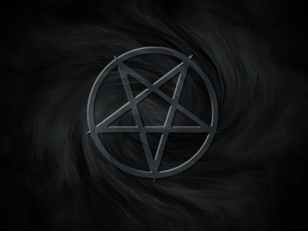 Inverted Pentagram Wallpaper 1024x768
