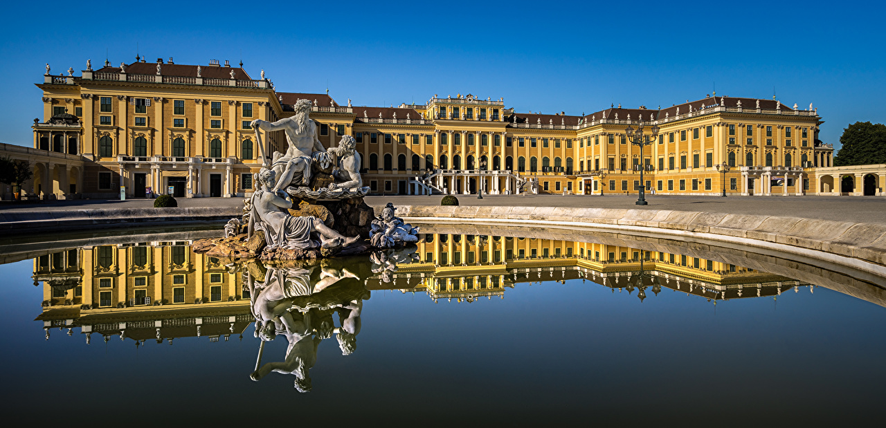 Image Vienna Austria Schonbrunn Palace Cities Sculptures