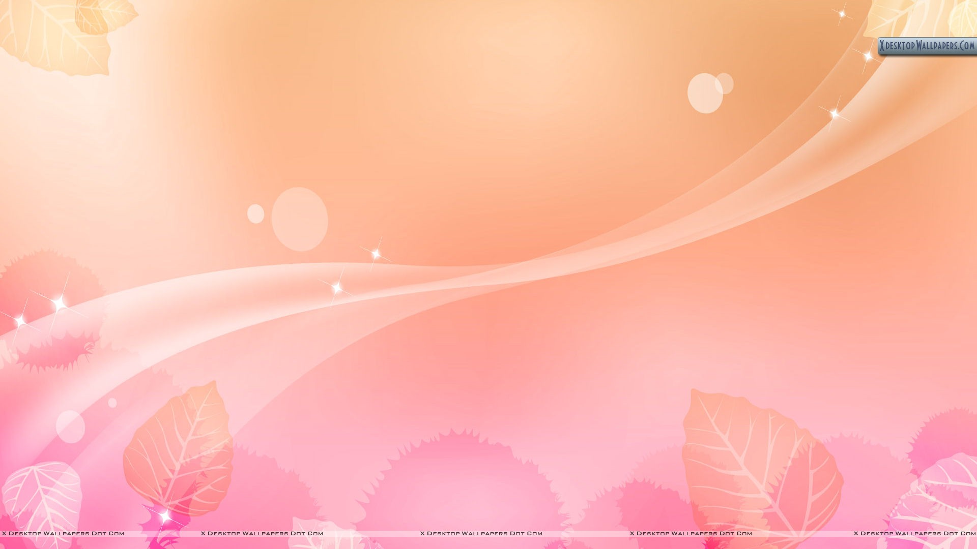 Light Pink Flower Abstract Background Wallpaper 1920x1080
