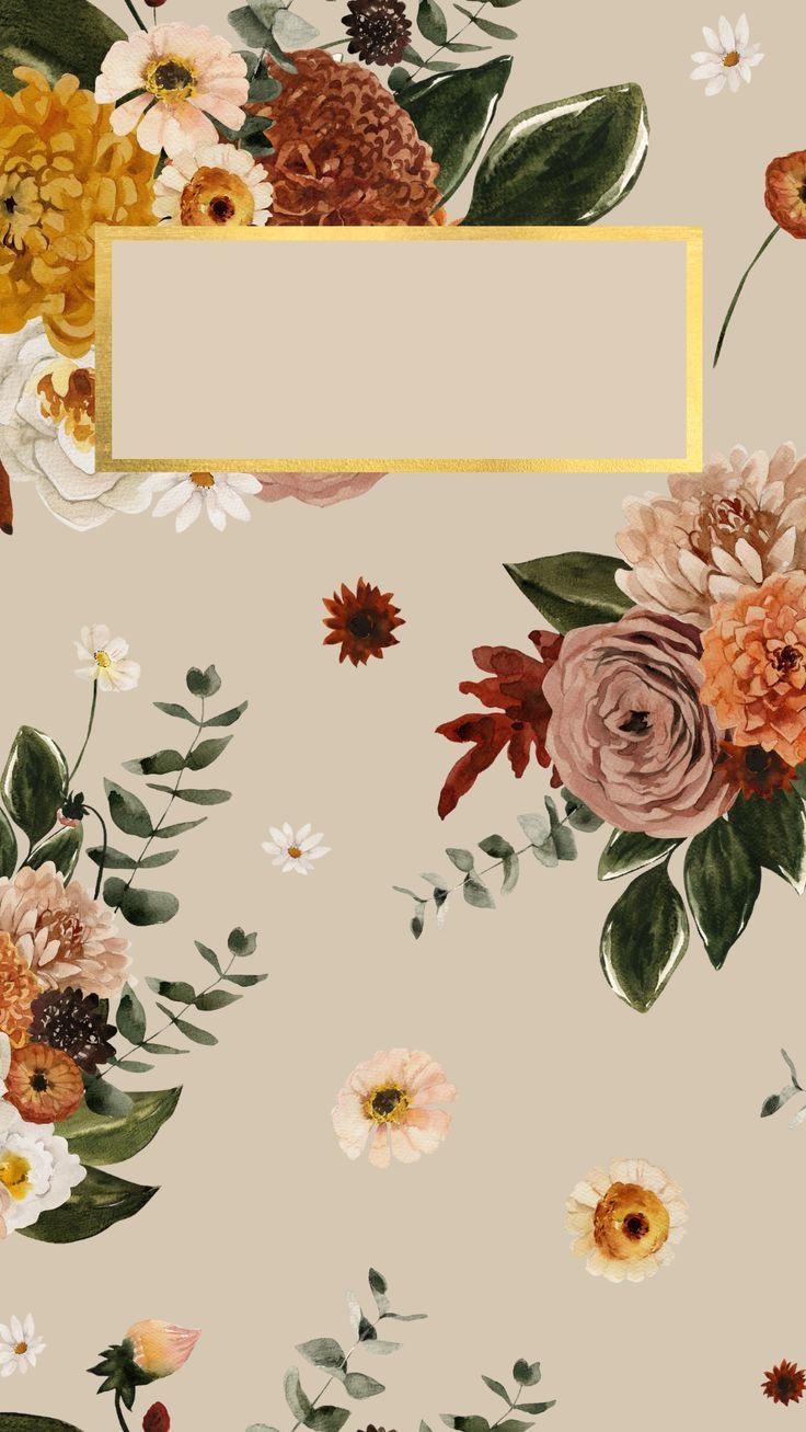 Fall iPhone Wallpaper To Get You In The Spirit Floral And
