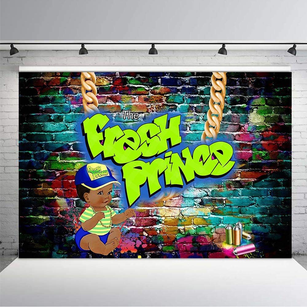 Amazon Ophoto Fresh Prince Baby Shower Backdrop