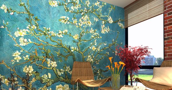 Van Gogh Almond Blossom Wall Mural Wallpaper Photowall Home