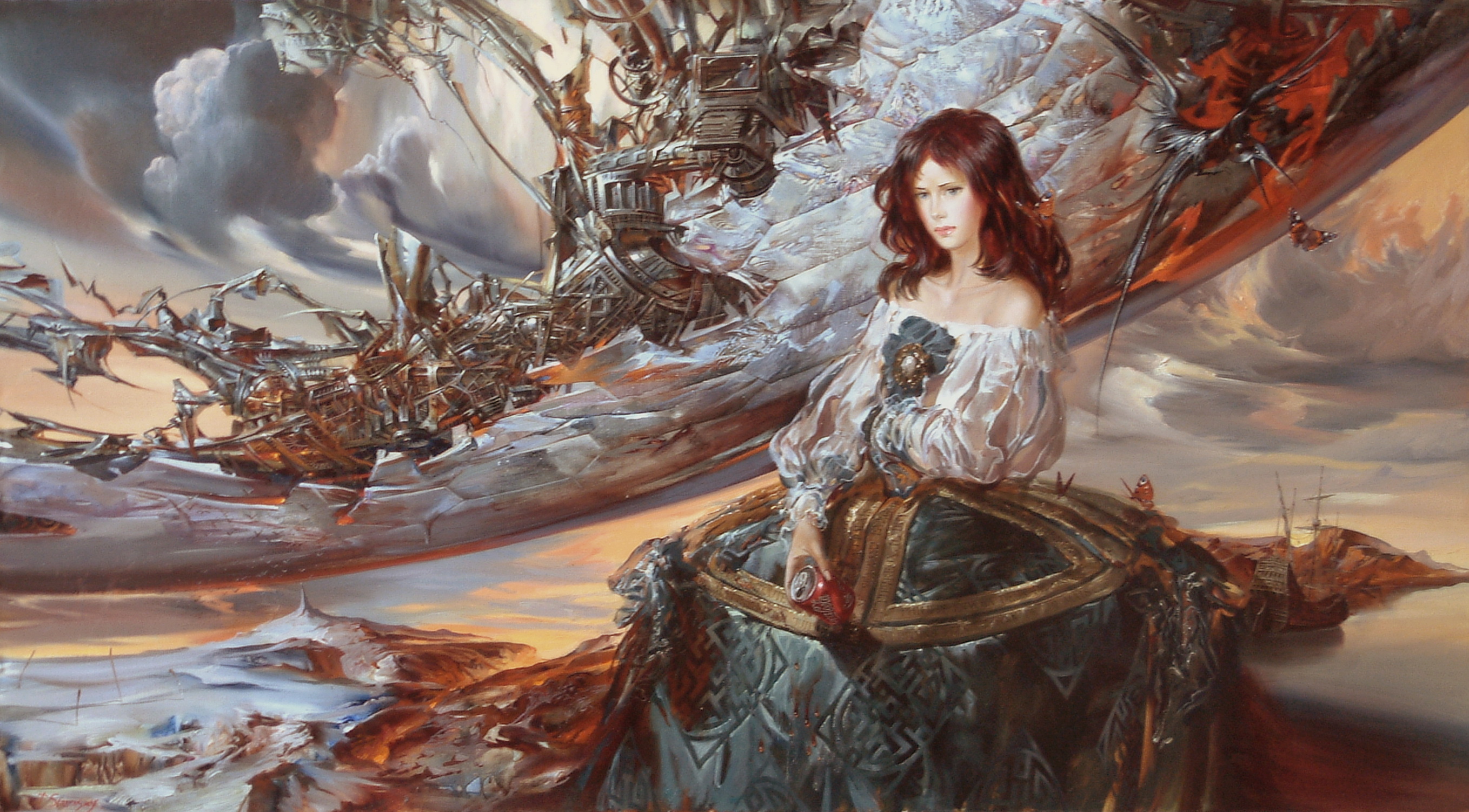 Pictorial Art Fantastic World Ivan Slavinsky Fantasy Girl