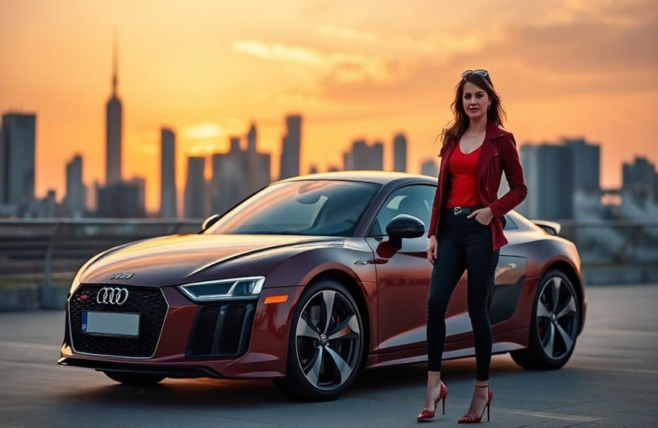 Audi Girl Wallpaper