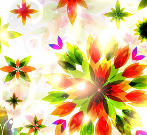 May Flowers Background Abstract
