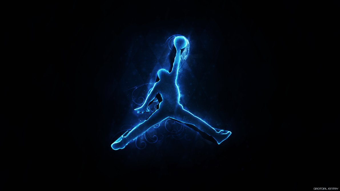 Air Jordan Logo Background Wallpaper Full HD