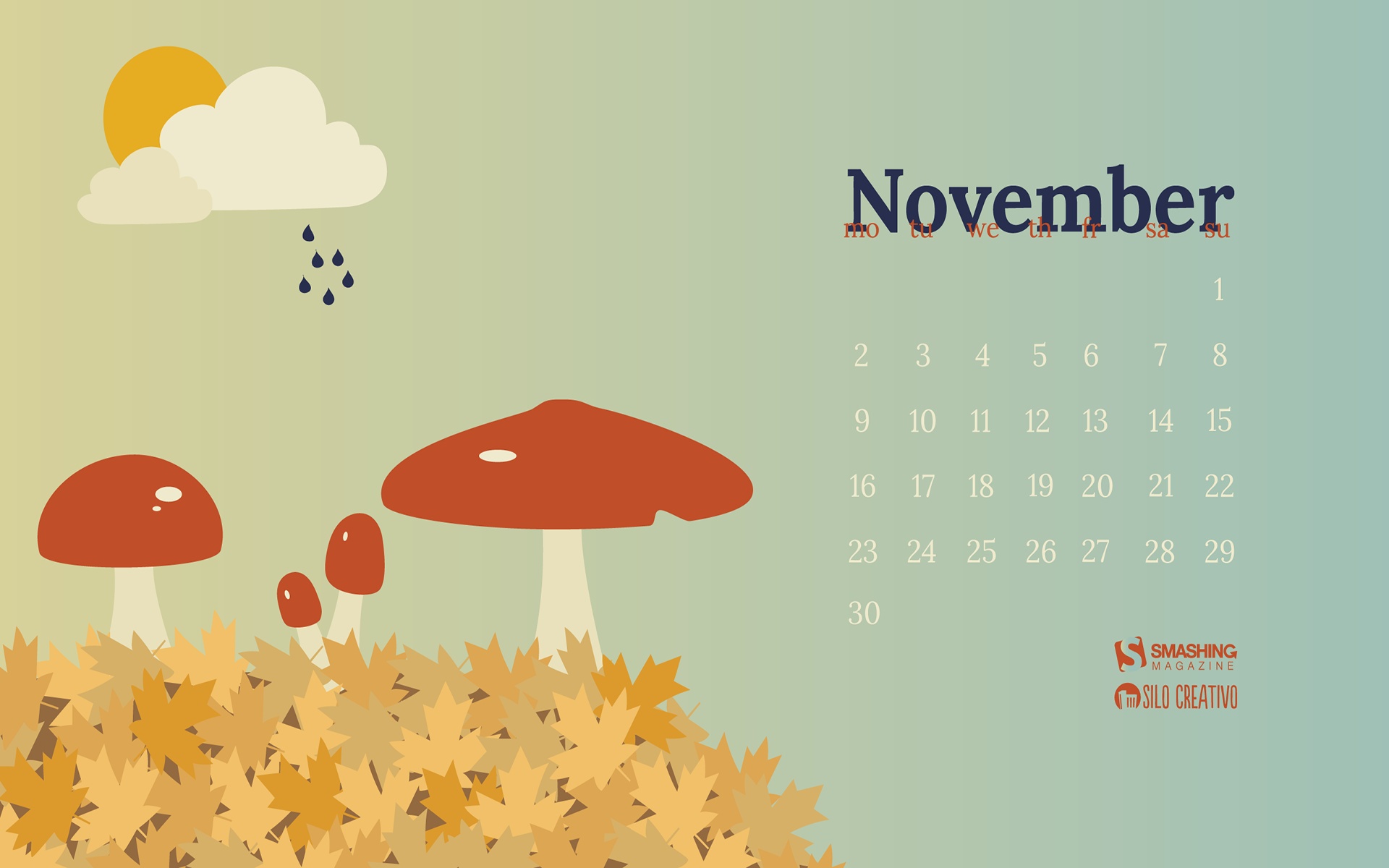 Month Year Calendar Wallpaper