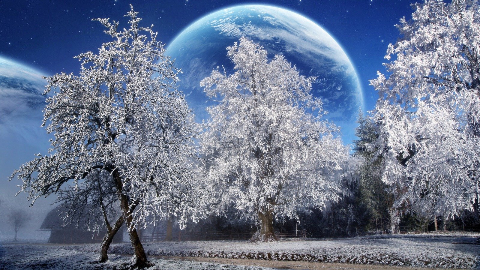 Magic Winter Wallpaper Photo Manipulated Nature Wallpapers in jpg