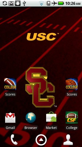 Usc Trojans Live Wallpaper HD App For Android