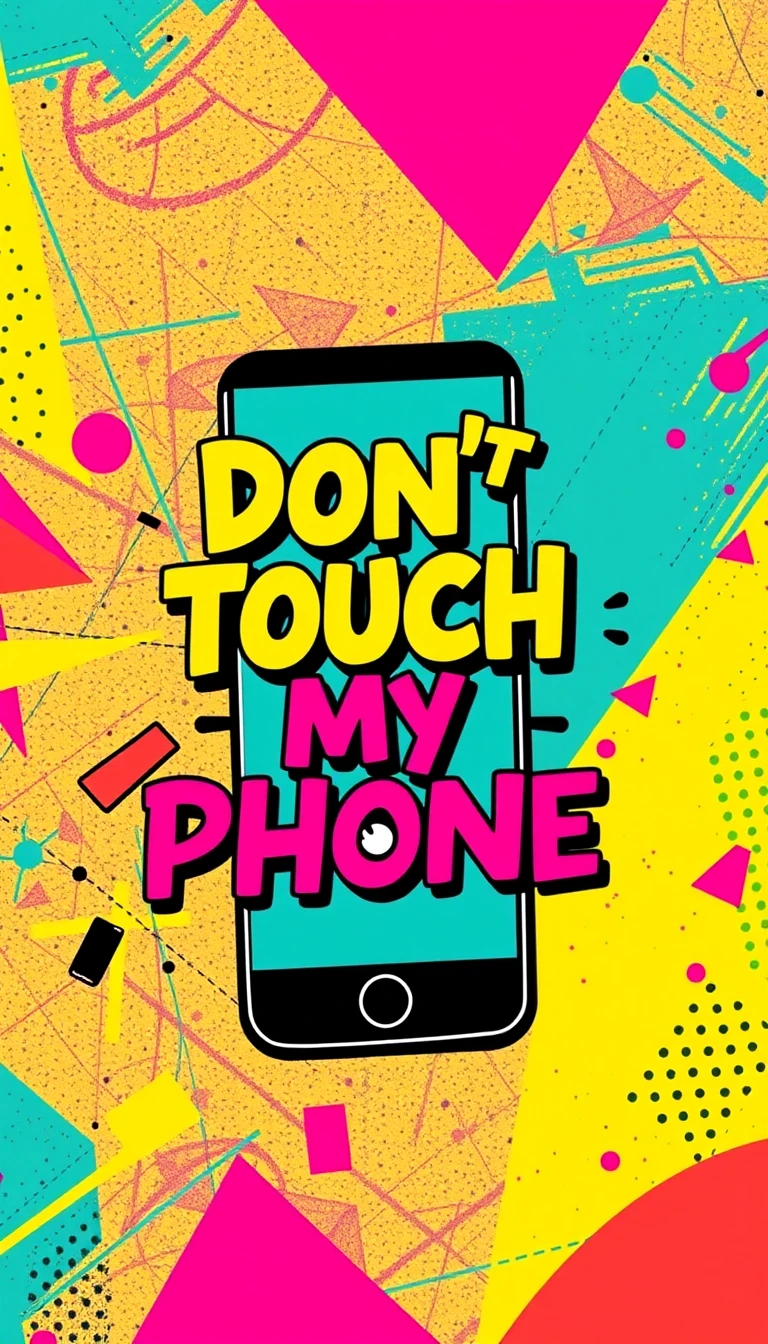 Don T Touch My Phone Wallpaper