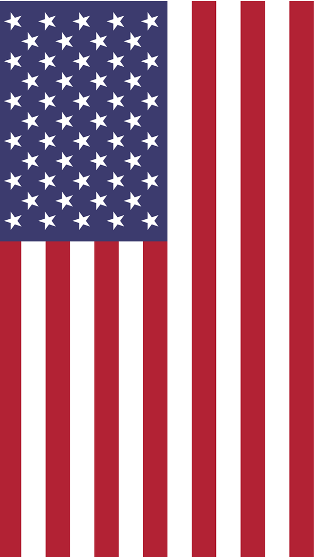 USA Flag iPhone Wallpaper 640x1136
