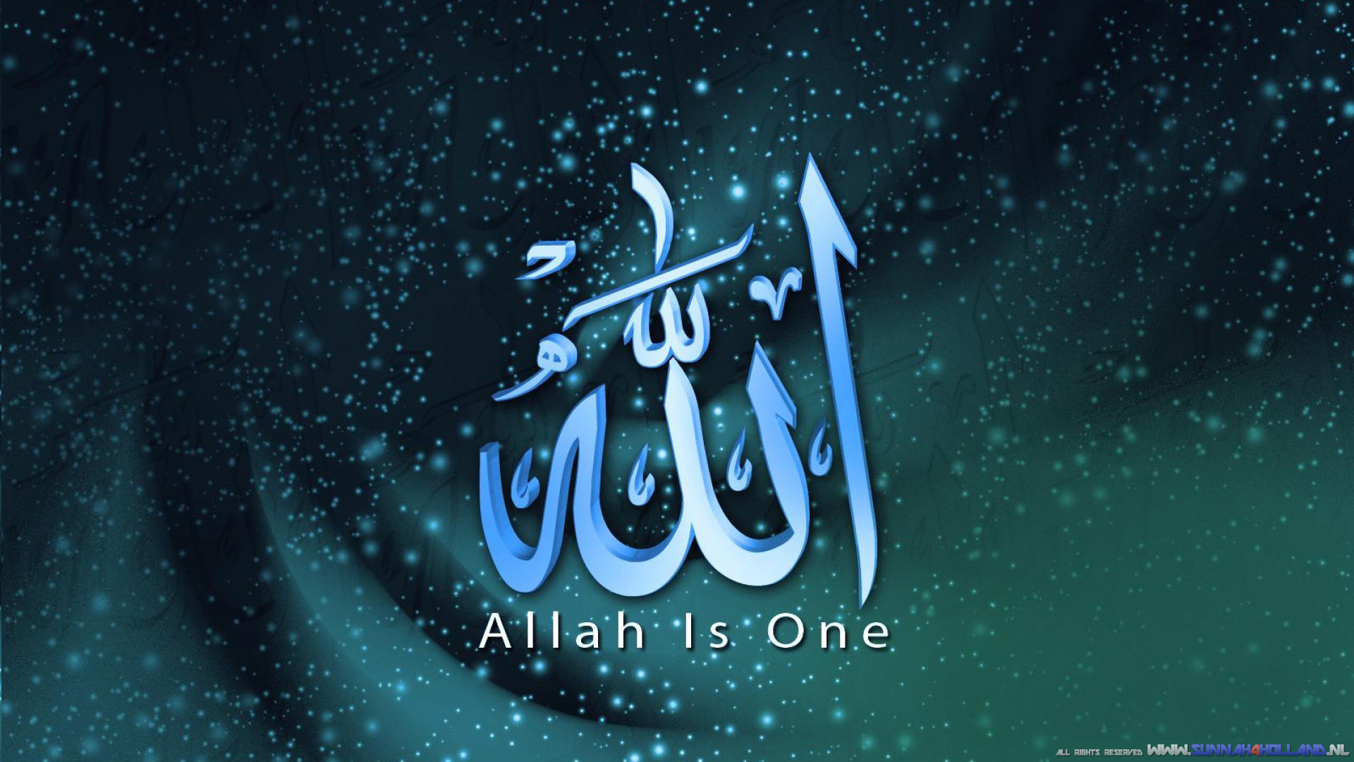 Allah Is One Wallpaper HD Widescreen