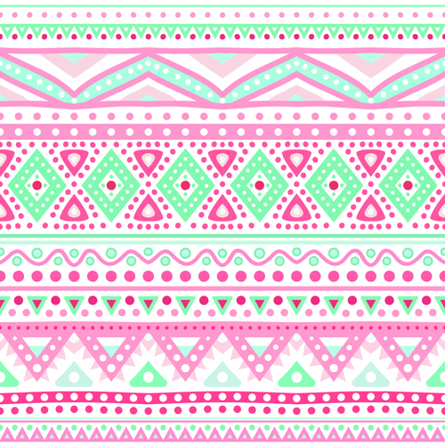 Tribal Decorative Pattern Background Vector Background