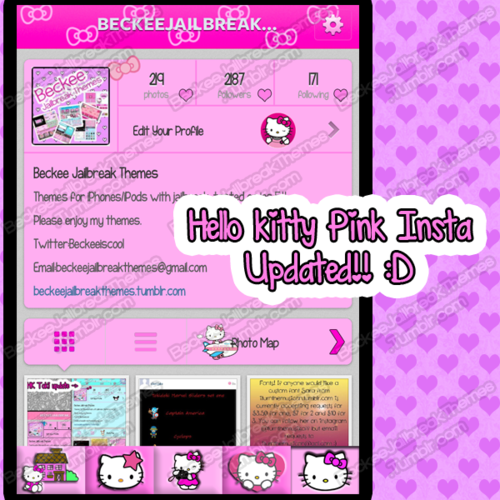 Update for Hello Kitty Pink Instagram