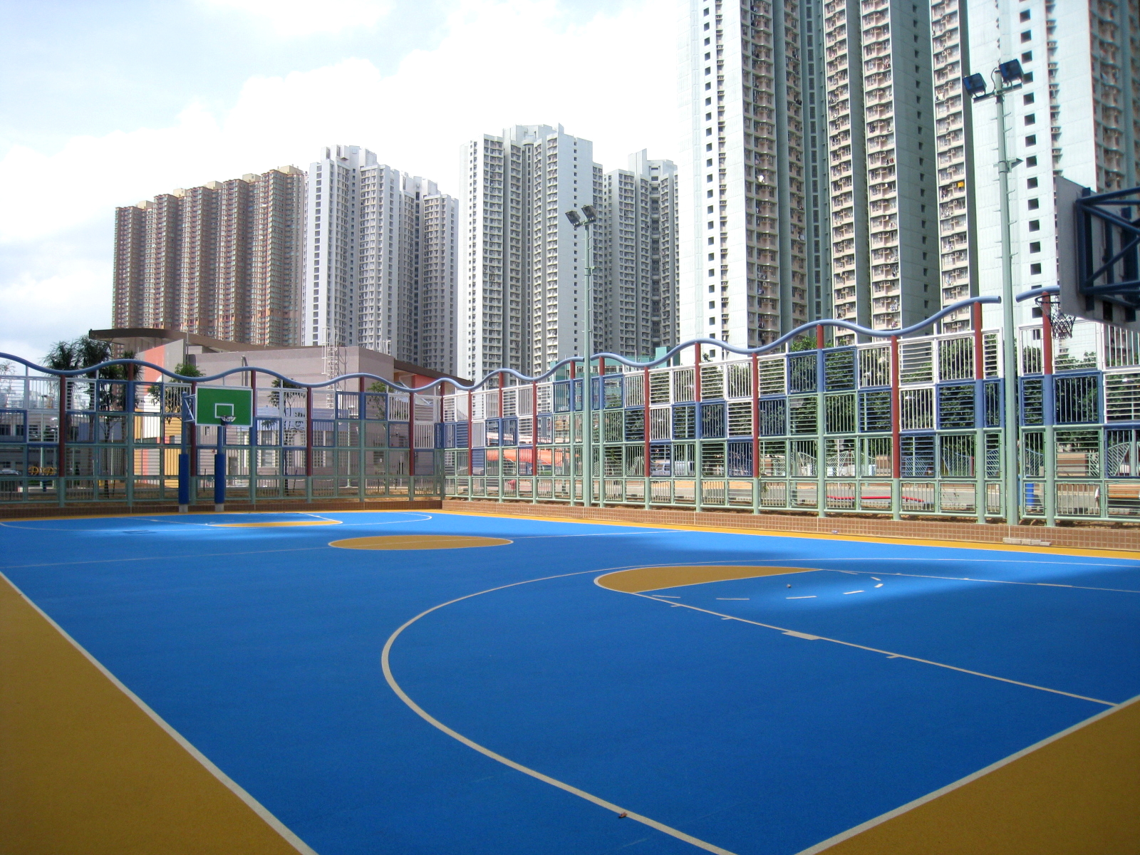 Basketball Court Background HD