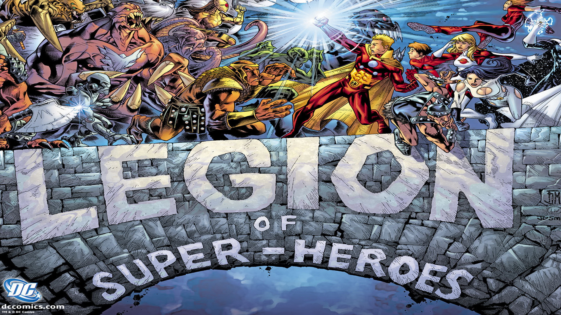Dc Ics Wallpaper Legion Of Super Heroes