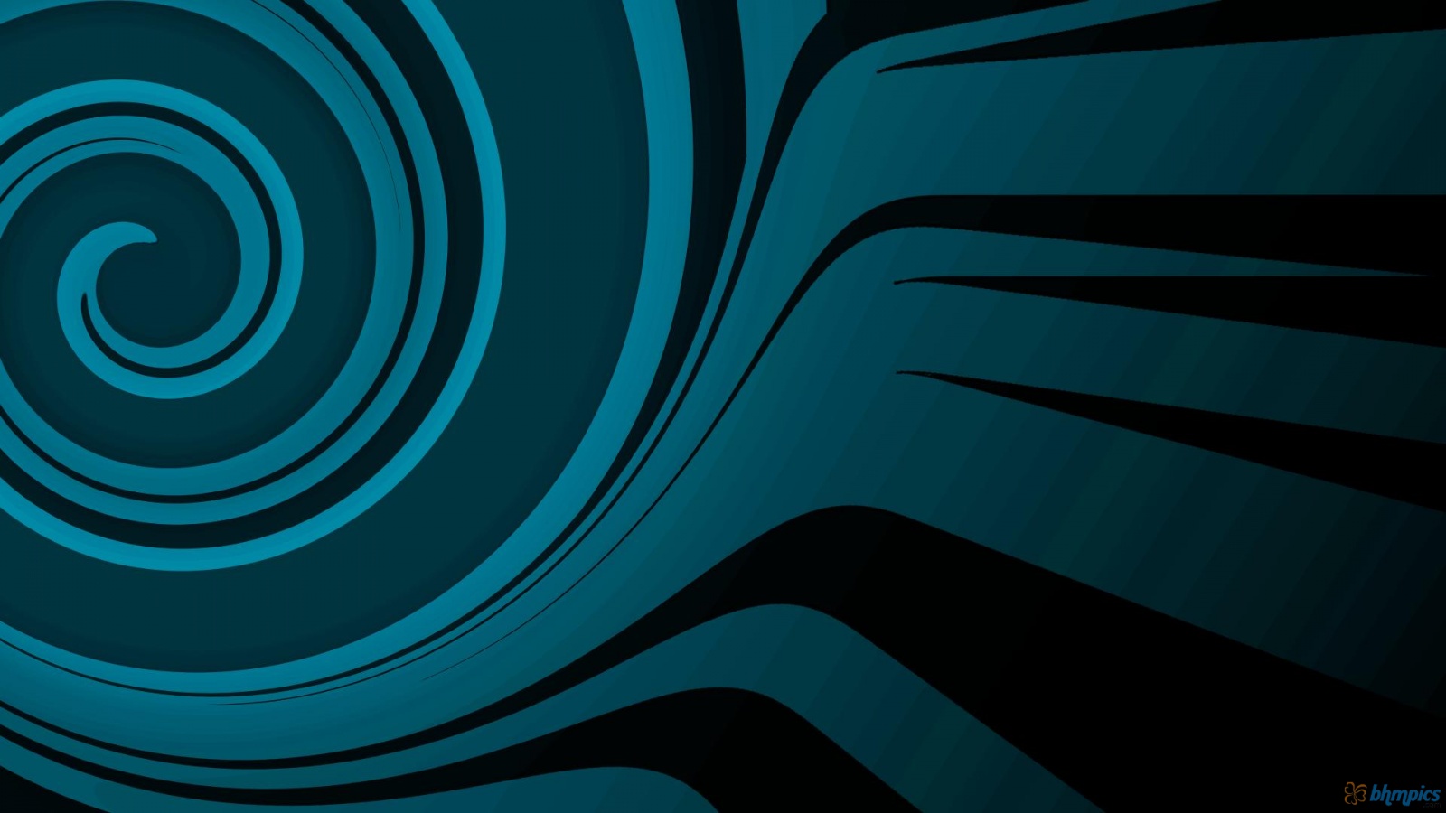 Blue And Black Abstract 1600x900 5896 HD Wallpaper Res 1600x900