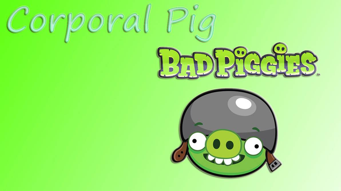 Bad Piggies Corporal Pig Wallpaper By Misu681