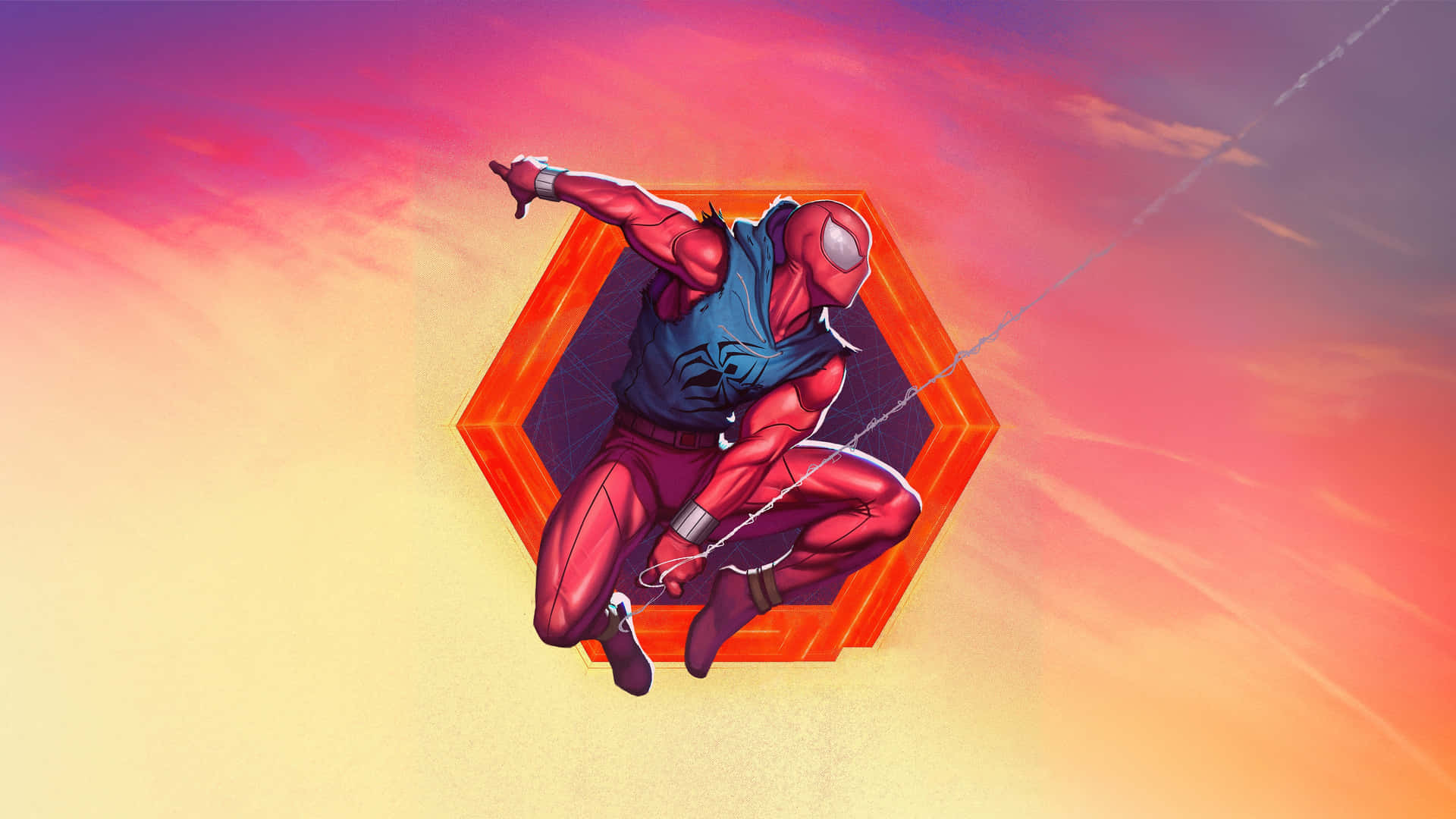 Scarlet Spider Wallpaper