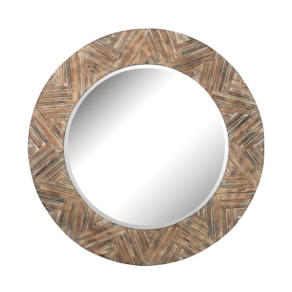 Large Round Wicker Mirror Design By Lazy Susan Burke Decor
