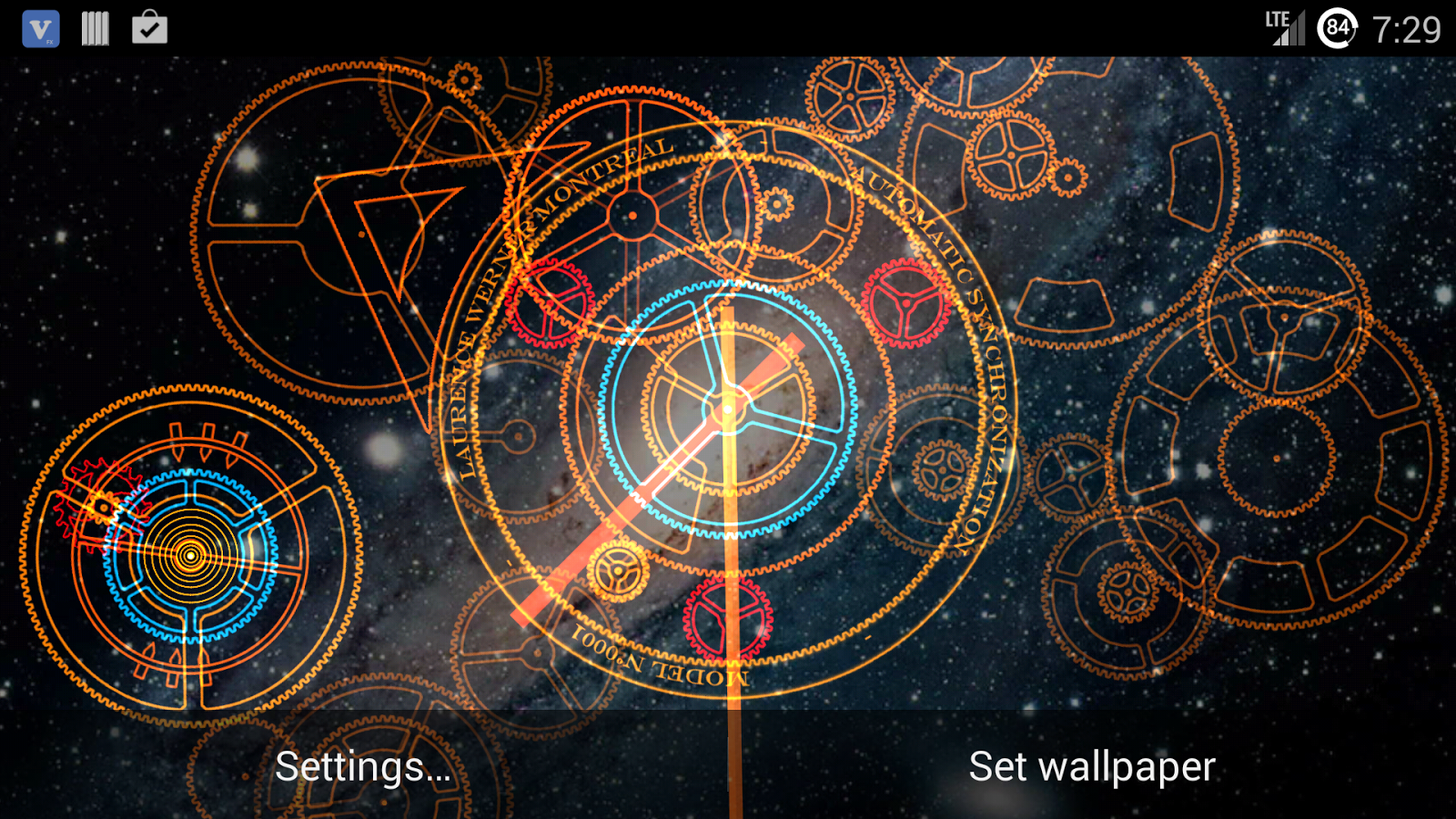 Hypno Clock Live Wallpaper Pro Android Apps On Google Play