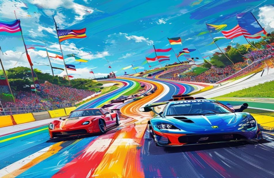 Race Track Wallpaper