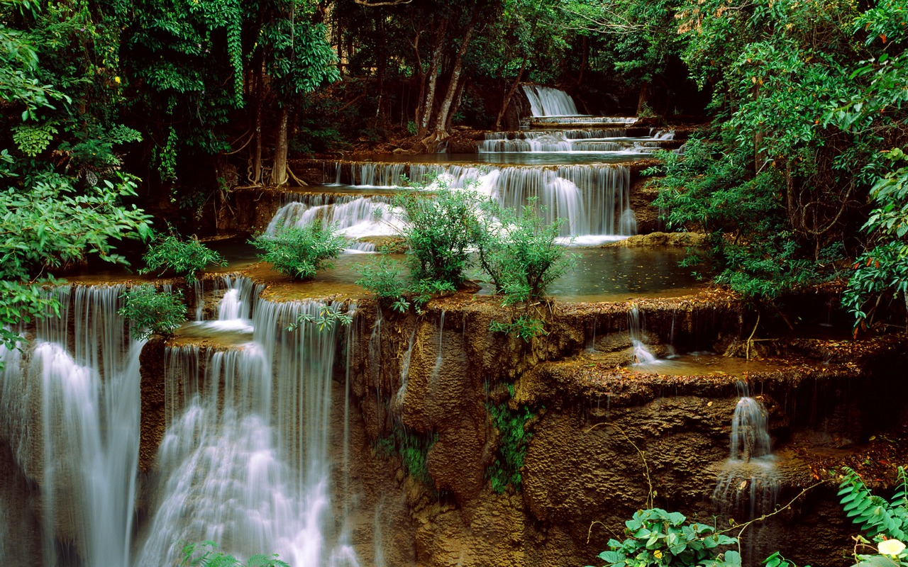 Waterfalls Windows Theme Wasserf Lle In Faszinierenden Motiven