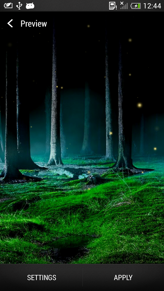Fireflies Live Wallpaper For Android
