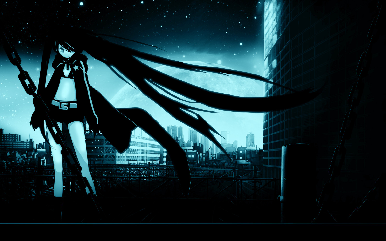 Black Rock Shooter Captulo Hd Walls Find Wallpaper