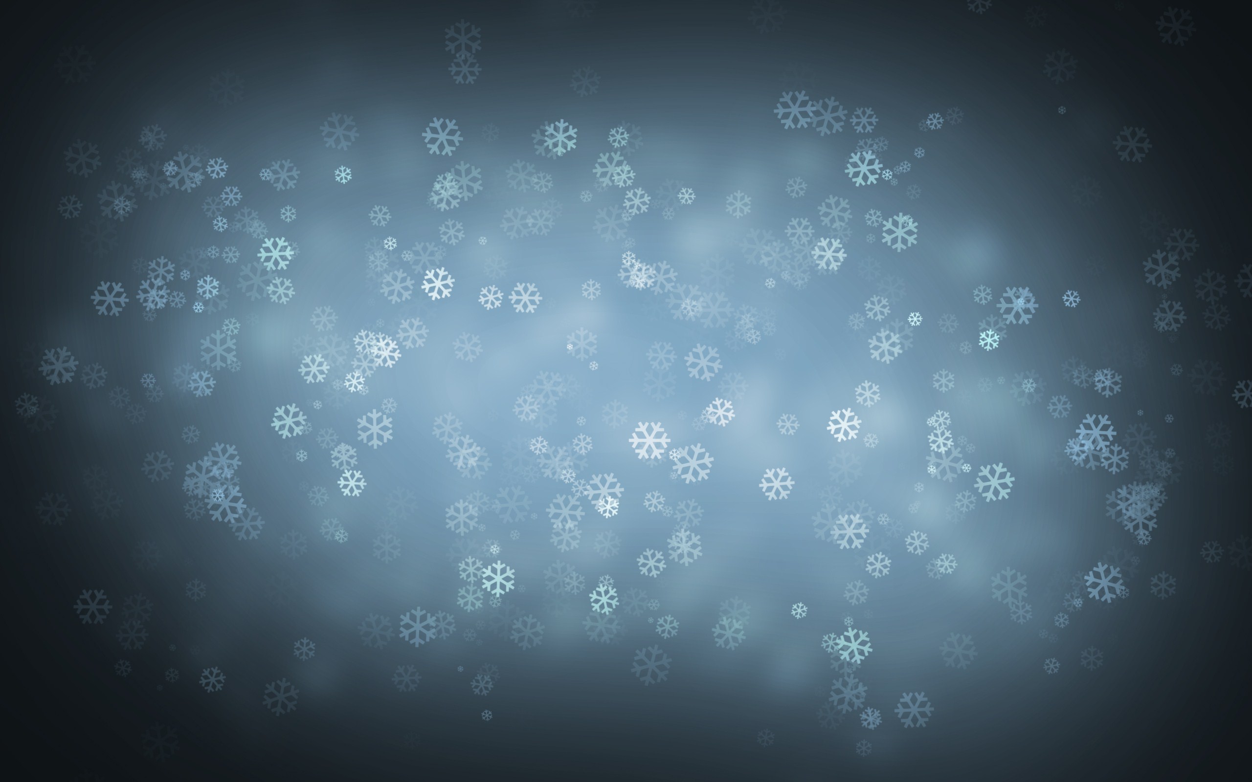 Simple Snowflakes Wallpaper