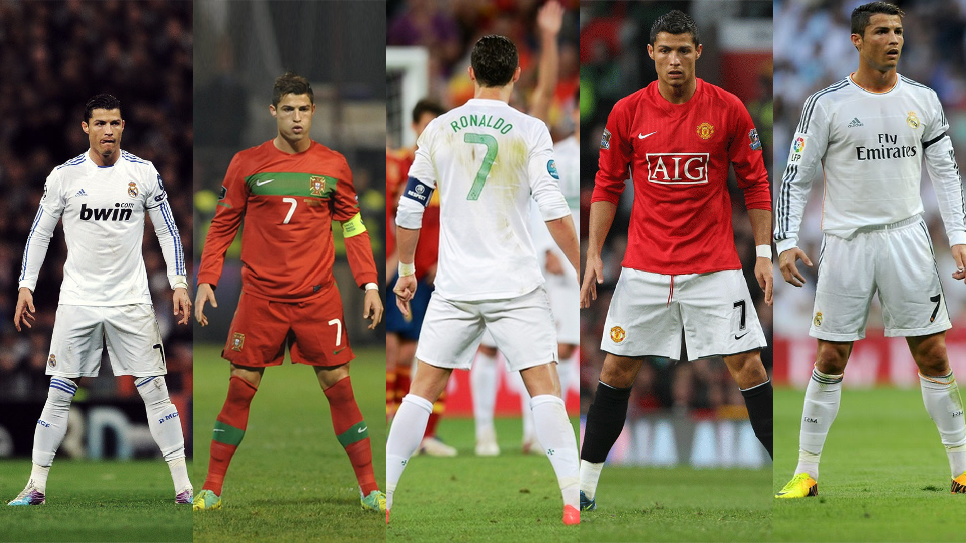 Ronaldo Desktop Background Wallpaper Kick Pose Realmadrid