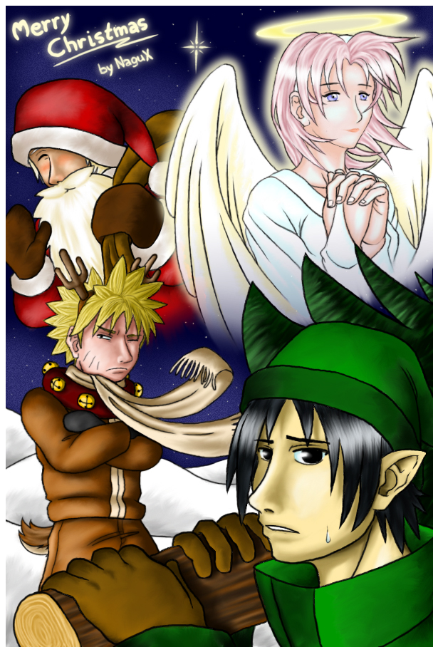 Go Back Gallery For Naruto Merry Christmas Wallpaper