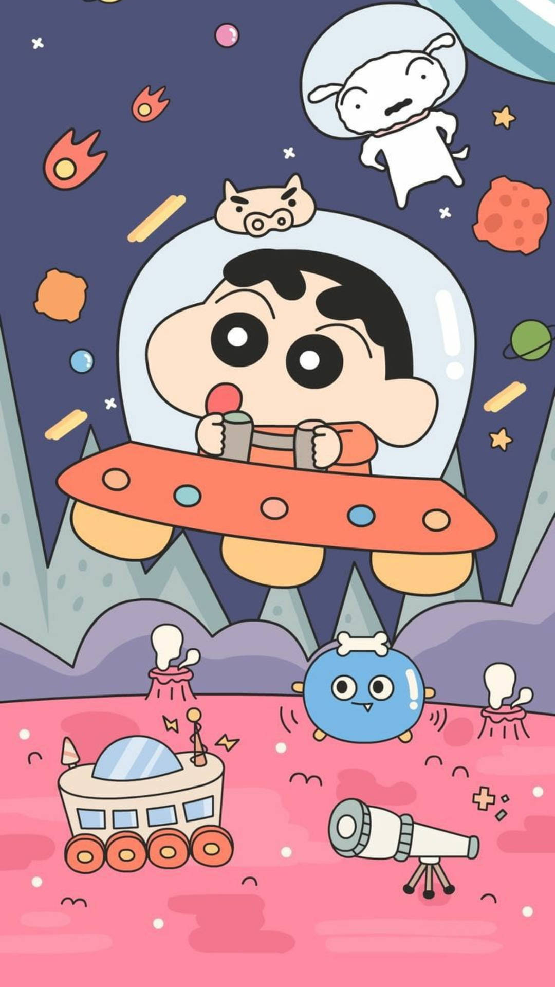 Shinchan Aesthetic Wallpaper