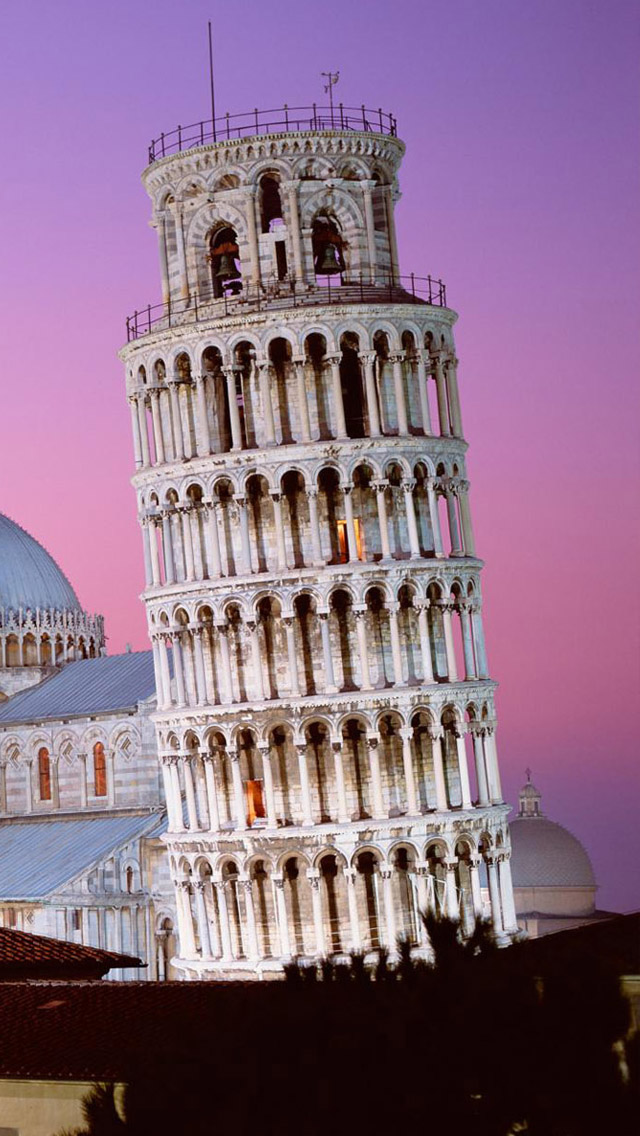 Leaning Tower Of Pisa Italy iPhone Wallpaper Background And