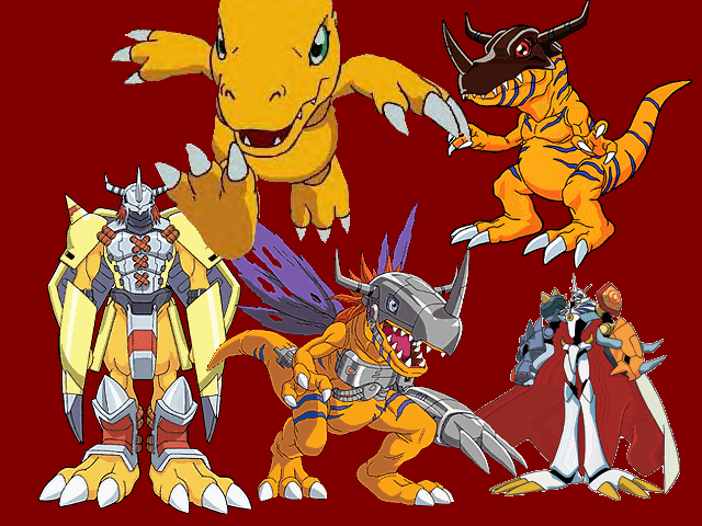 Digimon! Tai, Agumon e suas evoluções por MattPlaysVG em, evolução digimon  papel de parede HD