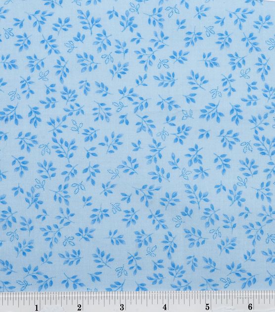 Legacy Studio Fabric Wallpaper Chintz Branch Blue