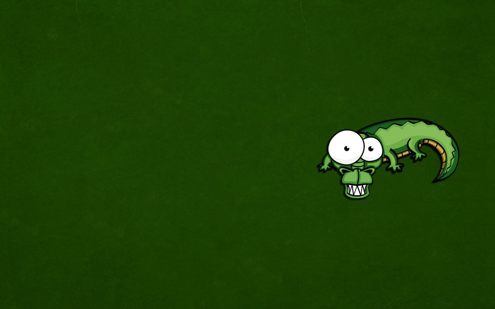 Eyed Crocodile Funny Wallpaper Green Desktop Background Cross