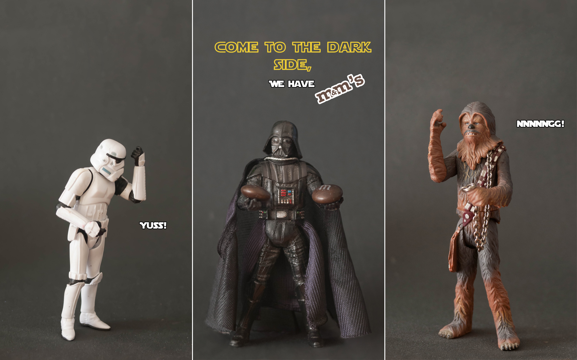 Star Wars Stormtroopers Darth Vader Chewbacca Wallpaper