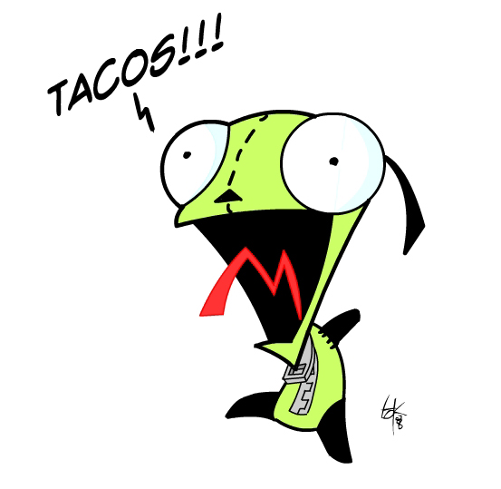 Cute Taco Wallpaper Gir Tacos By Girdoggy