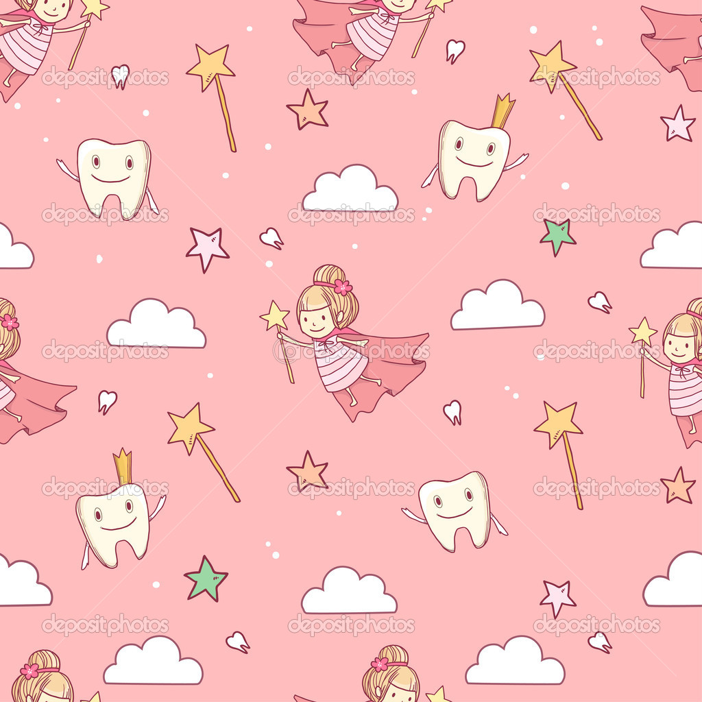 Tooth Fairy Background With