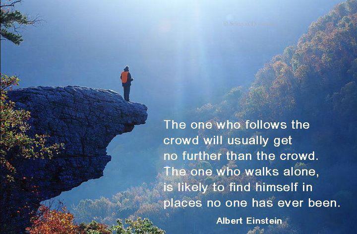 Motivational Wallpaper On Attitude The One Who Follows Crowd Will