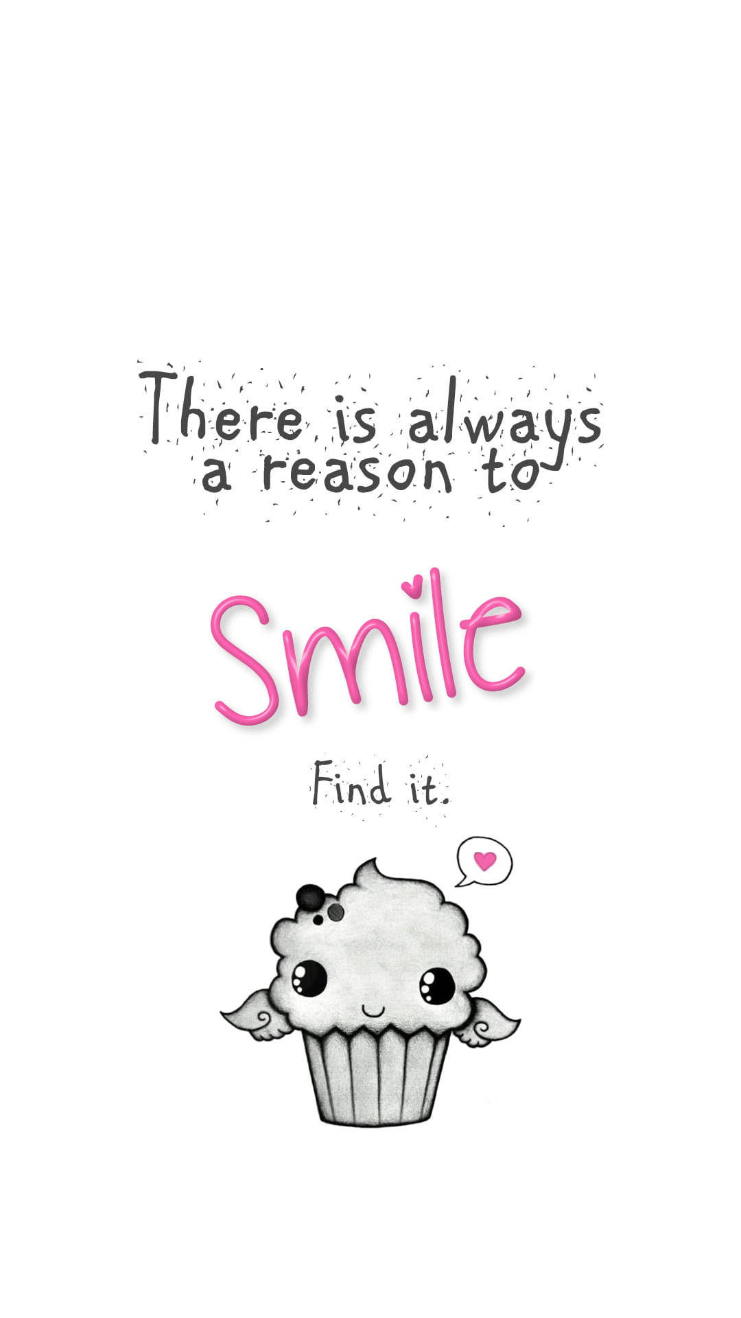 Reason To Smile Cute Quotes Wallpaper