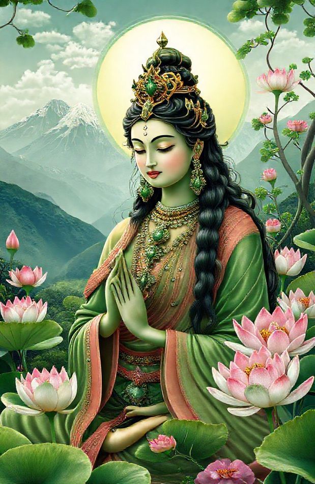 Green Tara Wallpaper