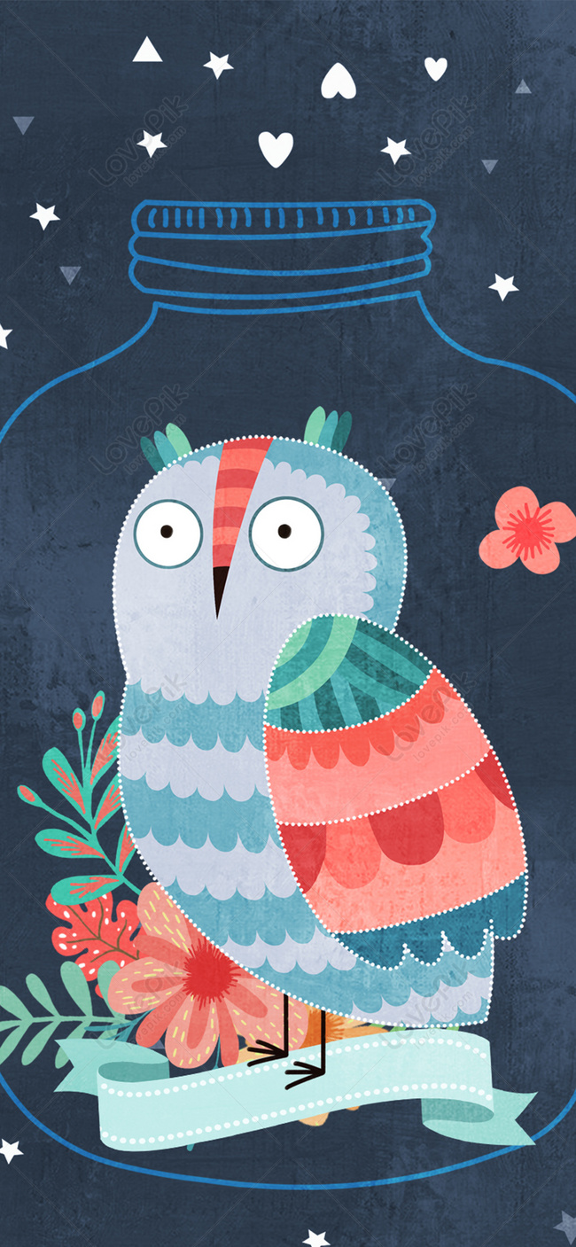 Owl Mobile Phone Wallpaper Image On Lovepik