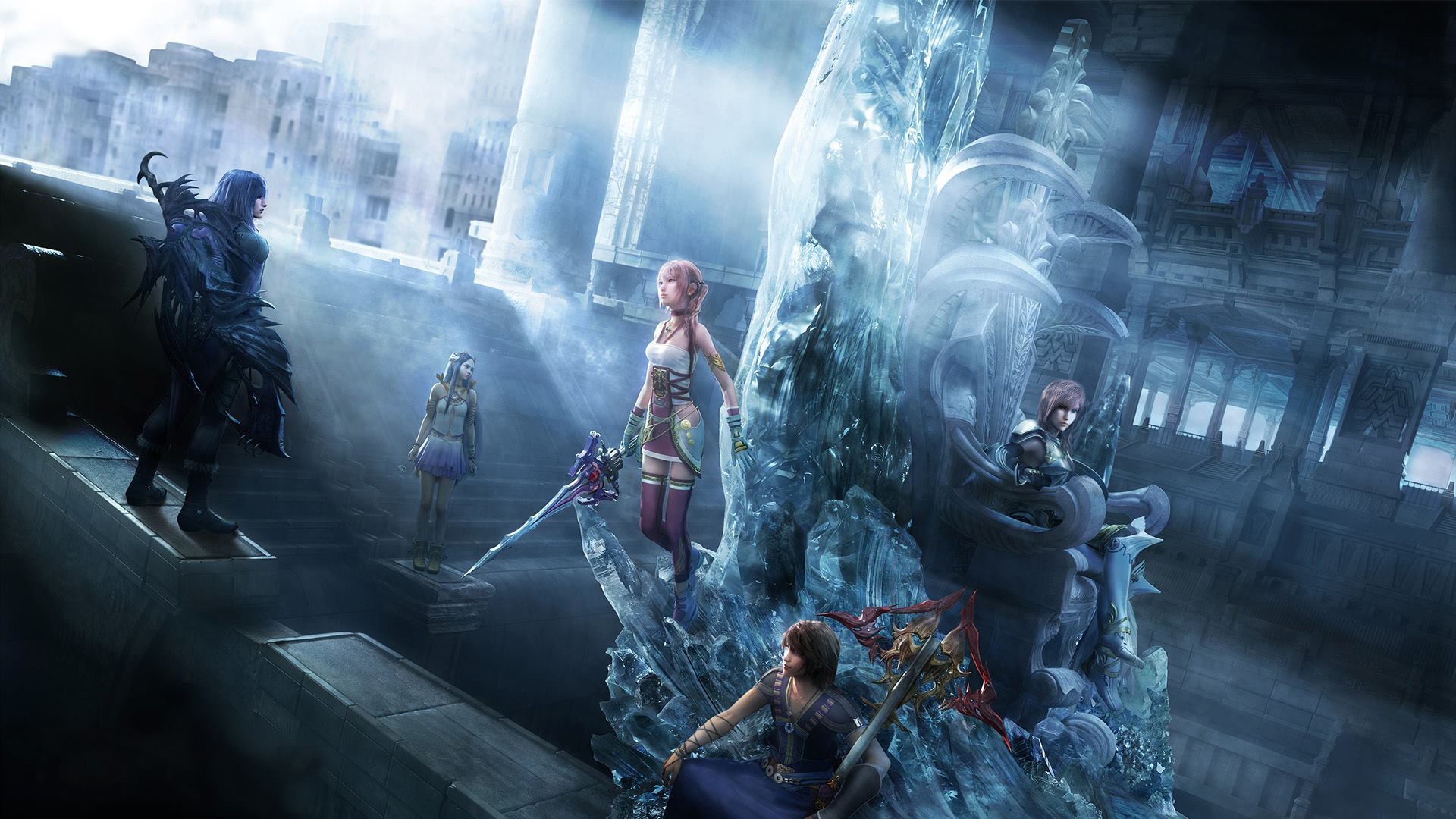 Final Fantasy Wallpaper Lightning And Serah