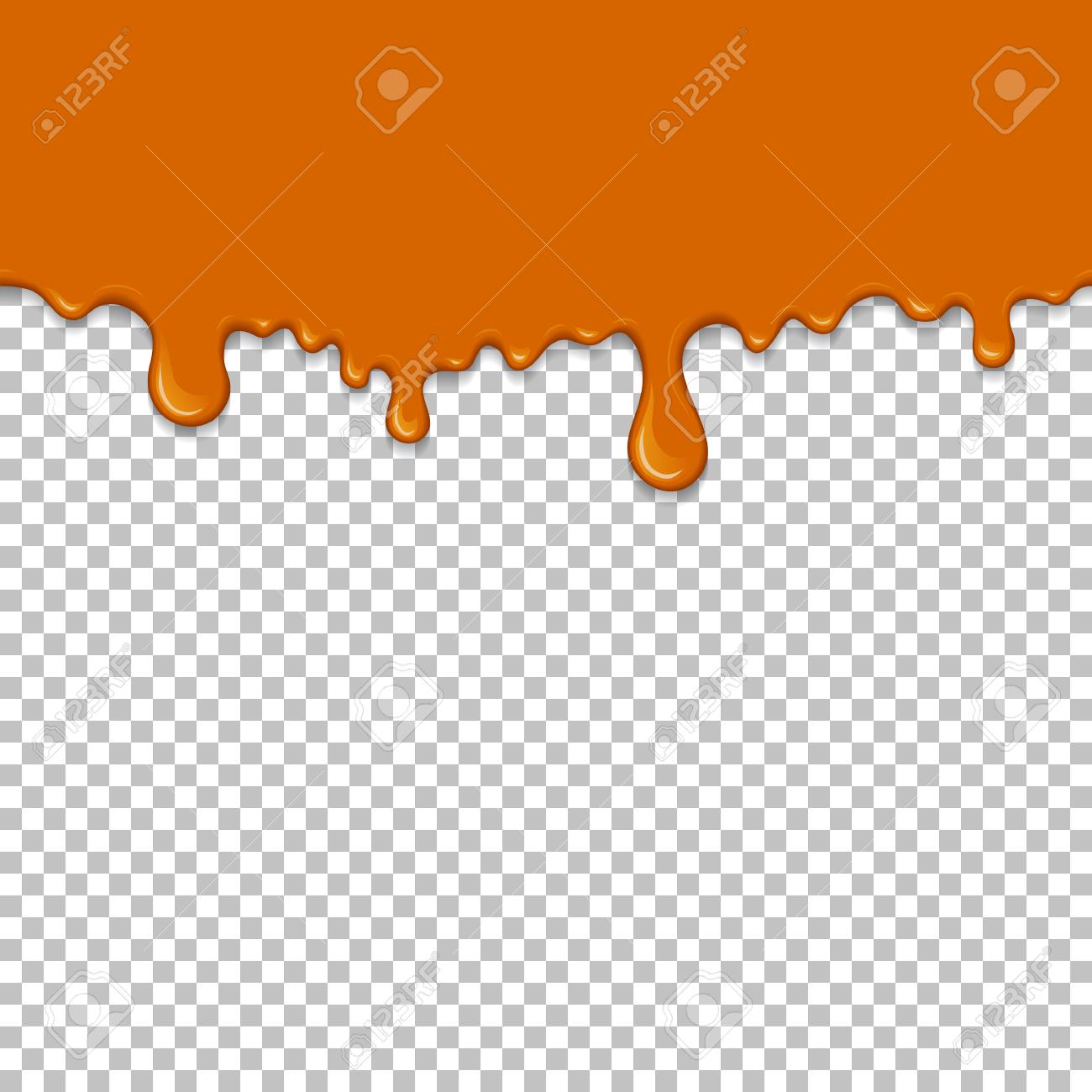 Free download Orange Dripping Slime Seamless Pattern Honey Background ...