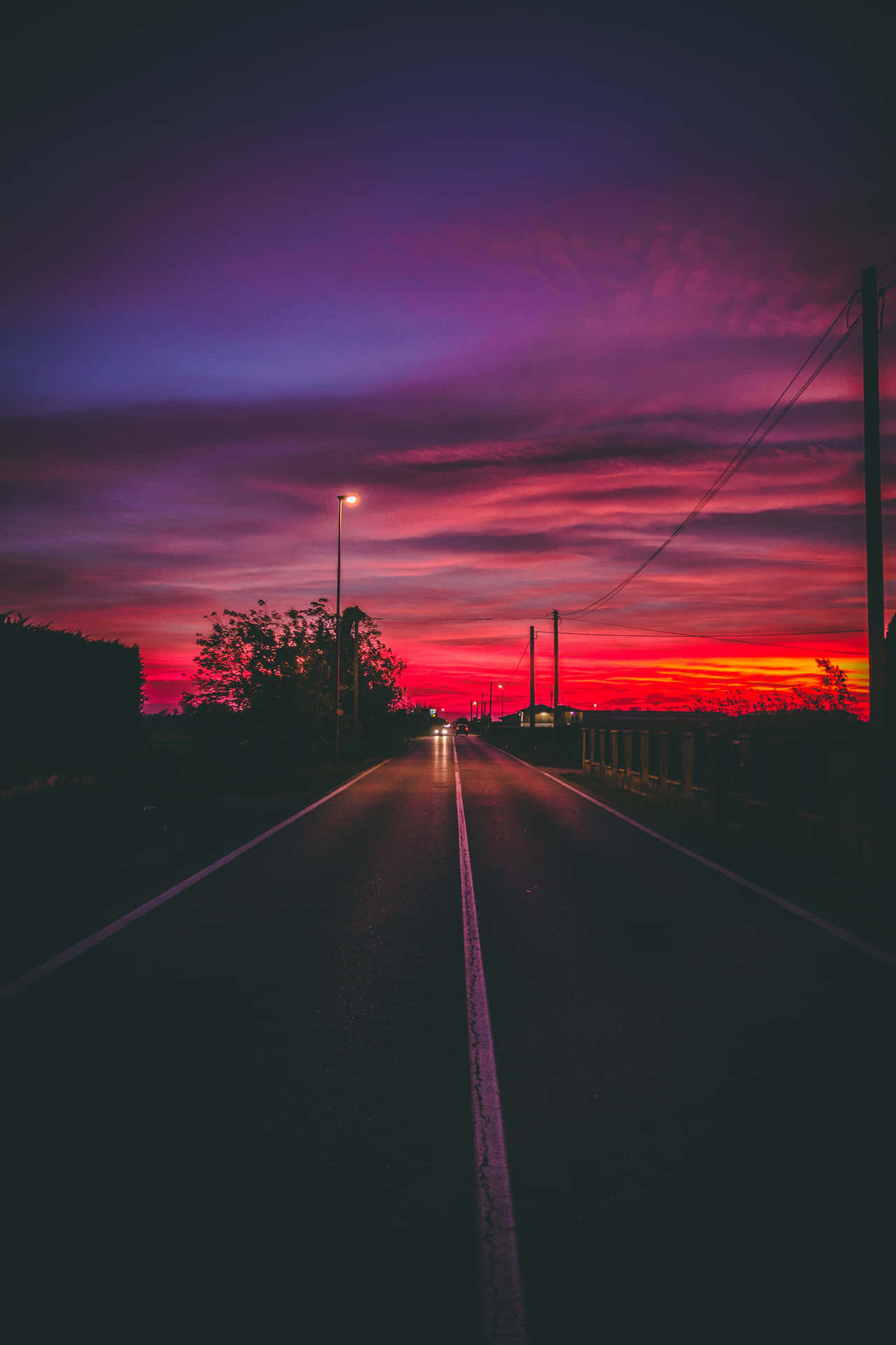 Night Street Wallpaper